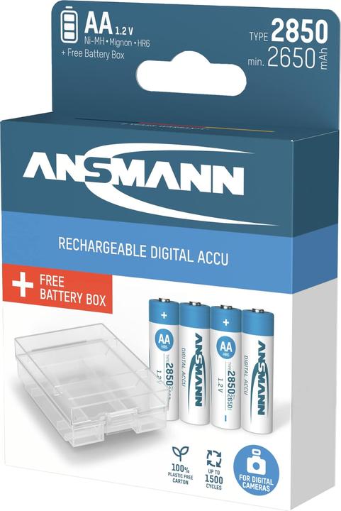 Produktbild Ansmann Digital Typ 2850 (4 Stk., AA, 2850 mAh)