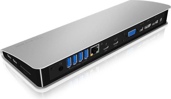 Produktbild Icy Box Thunderbolt 3 Triple Dock 85W PD (USB-A, Thunderbolt, USB-C, 15 Ports)