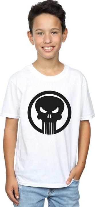 Actual product image Boys The Punisher Skull Circle T-Shirt (128)