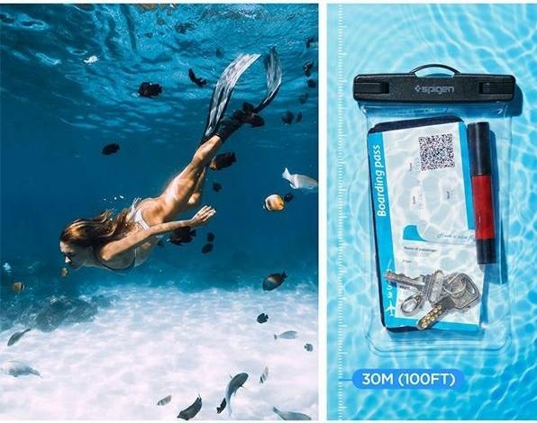 Immagine prodotto Spigen A601 CASO UNIVERSALE IMPERMEABILE CRISTALLO CHIARO (Universale)