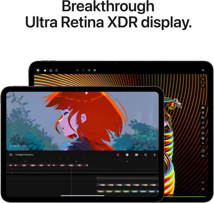 Produktbild Apple iPad Pro 13 2024 (M4) (5G, 13", 256 GB, Silver)