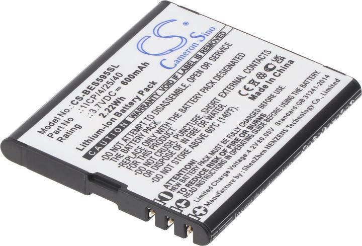 Produktbild XCell Akku passend für Bea-fon SL495, Bea-fon SL595, Bea-fon SL595 Plus, 3,7V, 600mAh