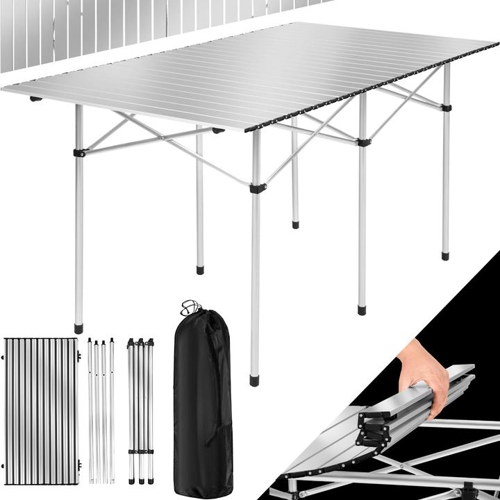 tectake Camping folding table