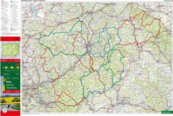 Produktbild Rhön - Spessart - Vogelsberg, Motorradk