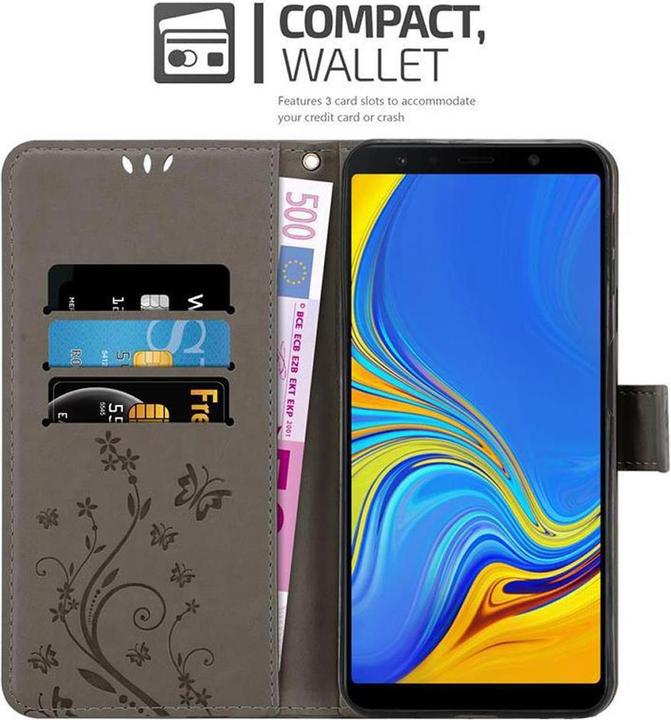 Produktbild Cadorabo Flower Book Cover (Samsung Galaxy A7 (2018))