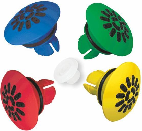 Produktbild aquaclic Softspray-Aufsatz zur Clima-Brause, grün