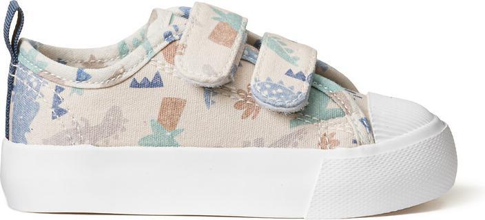 Produktbild La Redoute Collections Bedruckte Canvas-Sneakers mit Klettverschluss (20)