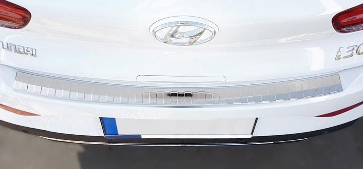 Produktbild Avisa Edelstahl Ladekantenschutz für Hyundai i30 Fastback ab 2020 bis heute (Heck)