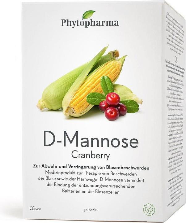 Produktbild Phytopharma D-Mannose Cranberry Stick 24 Stk (24 Stück, Stift)