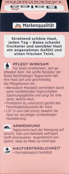 Actual product image dm Balea Day Cream Rich SPF15 (50 ml, Day cream, SPF 15)