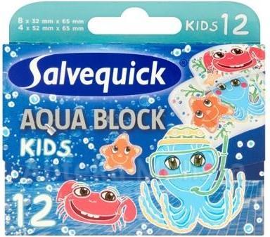 Immagine prodotto Salvequick Aquaock Kids Toppa impermeabile per bambini 12 pezzi.