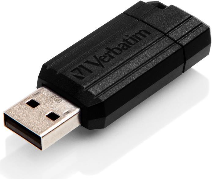 Image du produit Verbatim PinStripe pack de 10 bulk (8 Go, USB 2.0)