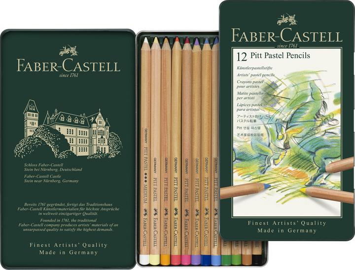 Produktbild Faber-Castell Pitt Pastell (Mehrfarbig, 12 x)