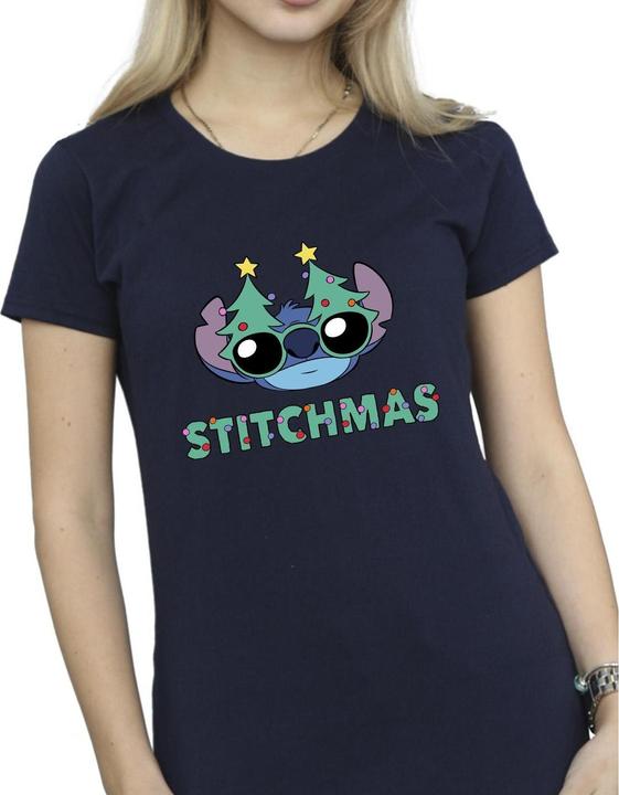Produktbild Disney Lilo & Stitch Stitchmas Glasses TShirt (XL)