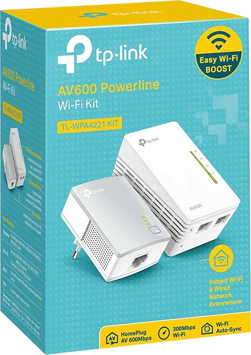 Actual product image TP-Link Powerline TL-WPA4221 KIT (600 Mbit/s)