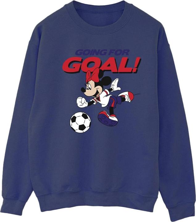 Actual product image Disney Womens/Ladies Minnie Mouse Going For Goal Sweatshirt (M)
