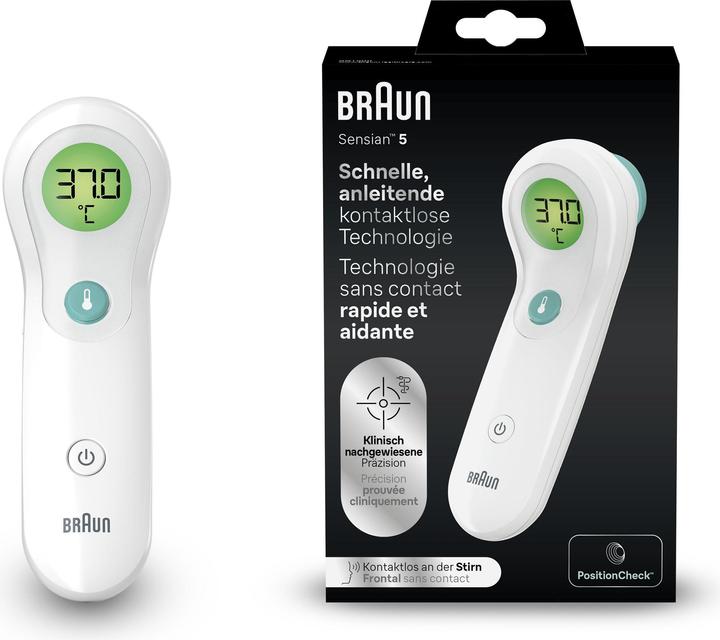 Actual product image Braun BNT 300 No Touch (Non-contact, Forehead)