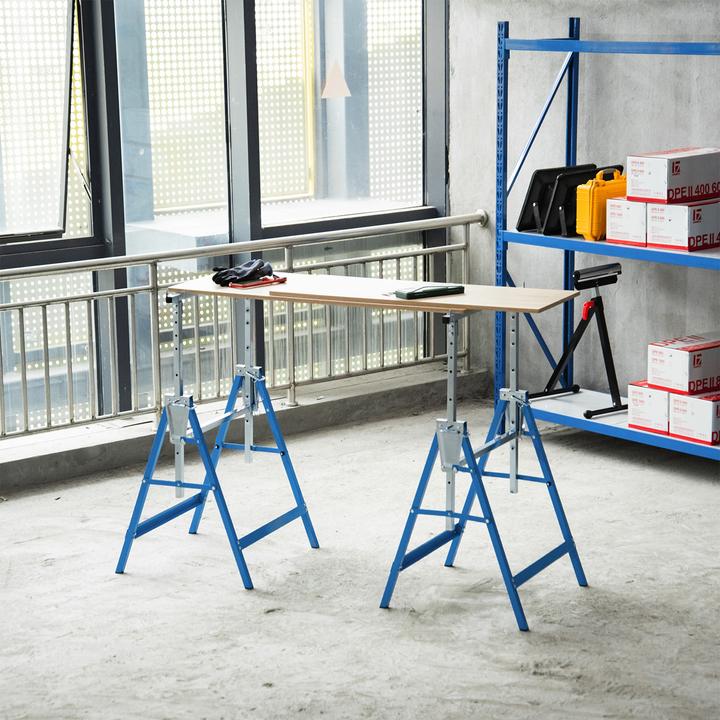 Actual product image Homcom Scaffolding trestle set of 2 (58 cm, 68 cm)