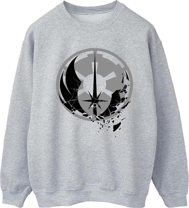 Star Wars ObiWan Kenobi Fractured Logos Sweatshirt (M)