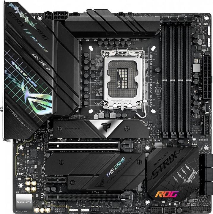 Actual product image ASUS ROG Strix Z690-G Gaming Wifi (LGA 1700, Intel Z690 (DDR5), mATX)