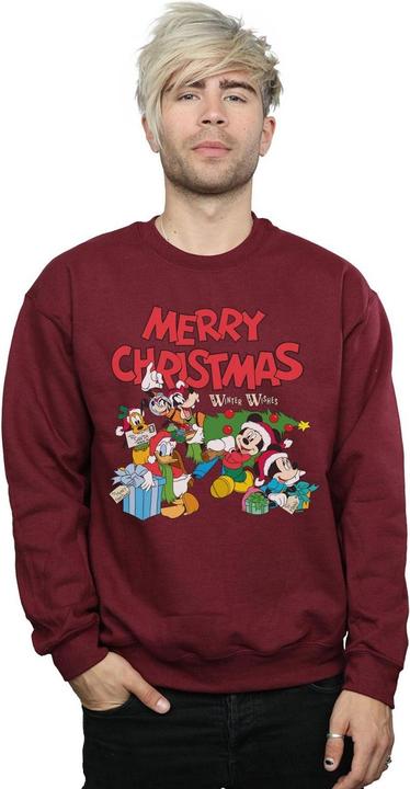 Immagine prodotto Disney Mickey And Friends Winter Wishes Felpa Uomo (S)