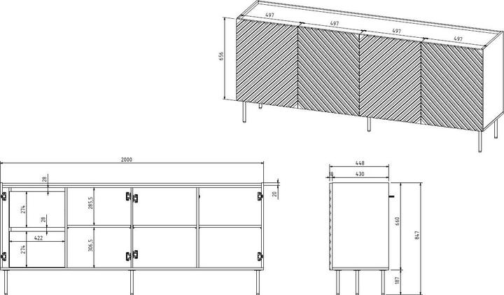 Produktbild Cama Onda (200 x 45 x 85 cm)