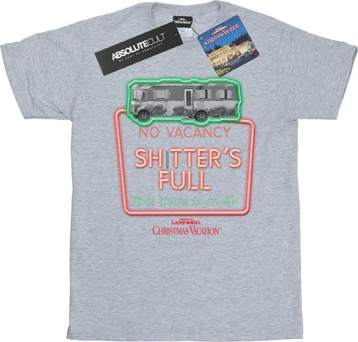 Image du produit National Lampoon´s Vacation National Lampoon's Christmas Vacation - T-shirt GREYSCALE NO VACANCY - Homme (XXL)