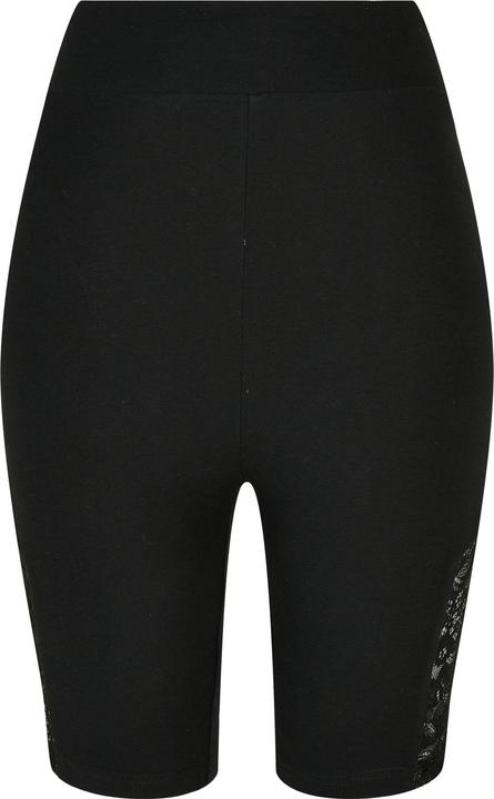 Actual product image Urban Classics Ladies High Waist Lace Inset Cycle Shorts - 16956 (XS)