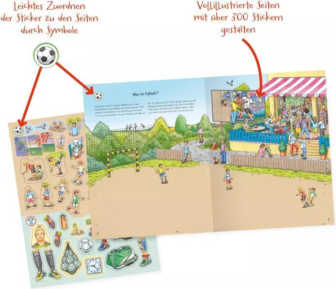 Immagine prodotto Ravensburger Libretto di adesivi: Calcio