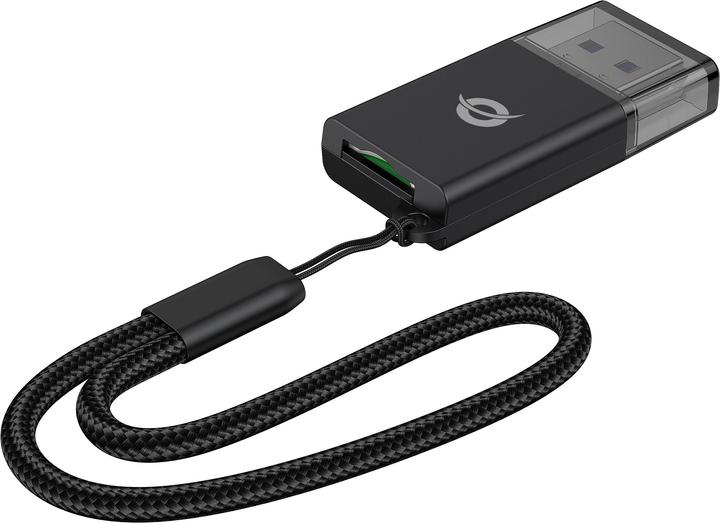 Actual product image Conceptronic Card Reader USB-A -> Micro SD/TF 3.0 black (USB)