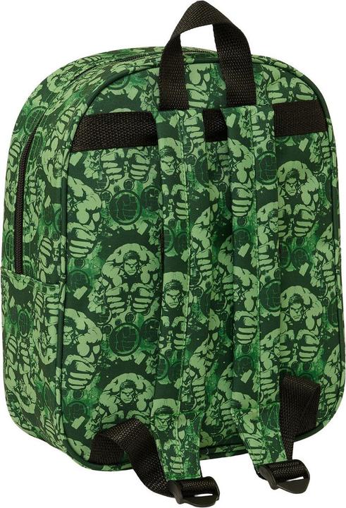 Actual product image Hulk School rucksack black green 22 x 27 x 10 cm 3D