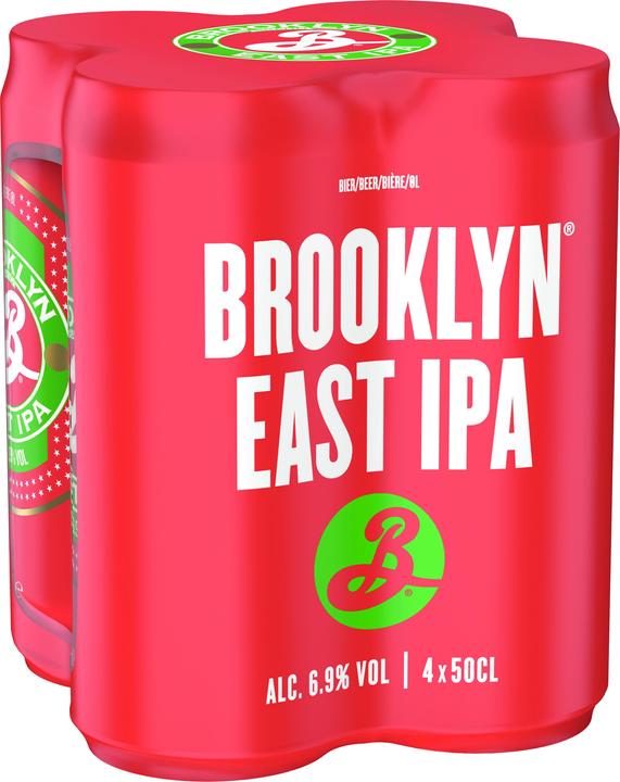 Actual product image Brooklyn East IPA Beer (4 x 50 cl)