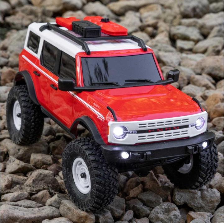 Actual product image Axial Rock Crawler SCX24 Ford Bronco, Rot RTR, 1:24 (RTR Ready-to-Run)