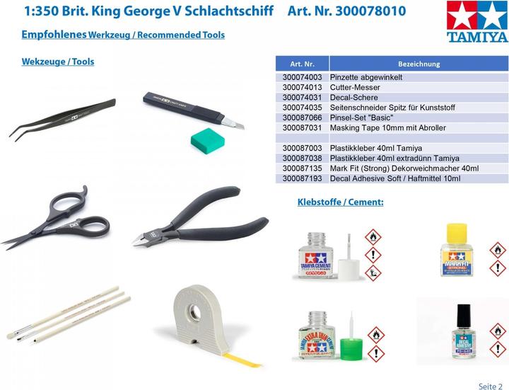 Produktbild Tamiya King Georg V