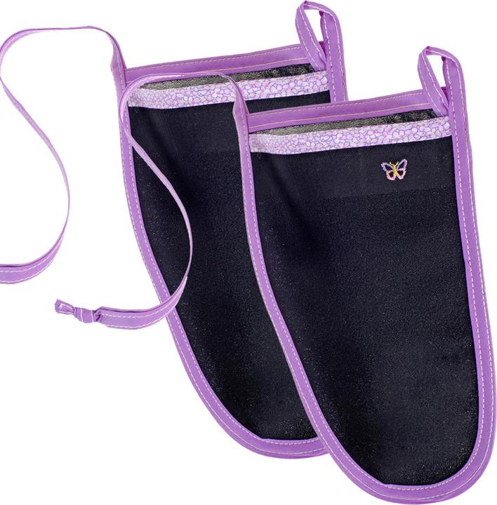 Actual product image Natura Punto Exfoliating glove for face and body, black, purple