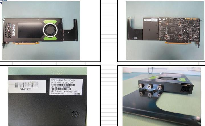 Immagine prodotto HPE SPS-PCA NVIDIA QUADRO P4000