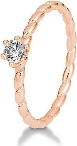 Actual product image Breuning Twisted engagement ring (49, 750/18 K Gold)