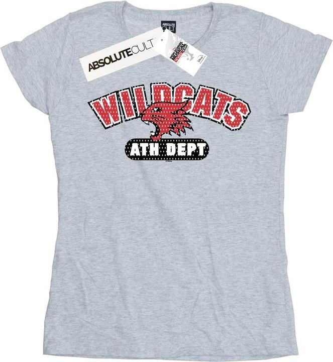 Actual product image Disney Womens/Ladies High School Musical The Musical Wildcats Athletic Cotton T-Shirt (L)