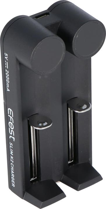 Actual product image Efest SLIM K2 2-bay Li-Ion battery charger (1 pcs., Battery + charger)