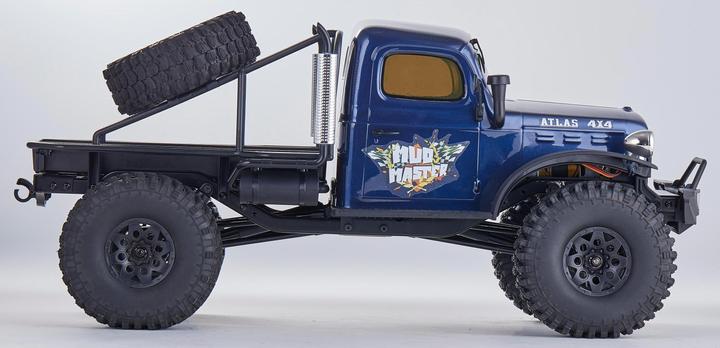 Produktbild RocHobby Scale Crawler Atlas Mud Master 4WD Blau, ARTR, 1:10 (RTR Ready-to-Run)