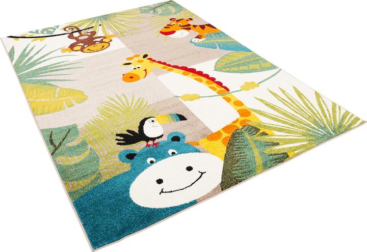 Immagine prodotto Pergamon Kinder Teppich Softstar Kids Tierwelt (120 x 170 cm)