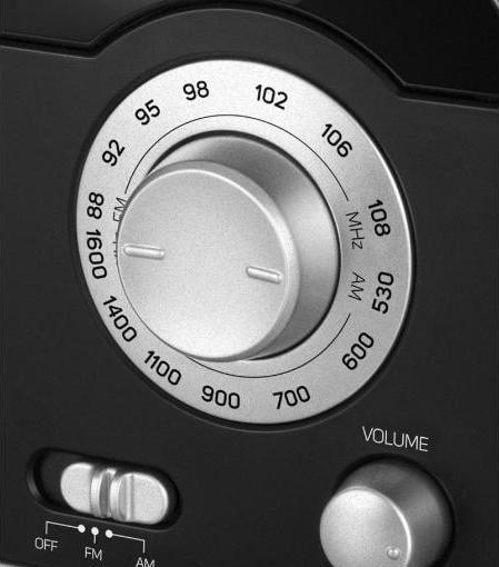 Actual product image Sencor SRD 210 BS Radio Personal Analog Metallic (AM, FM)