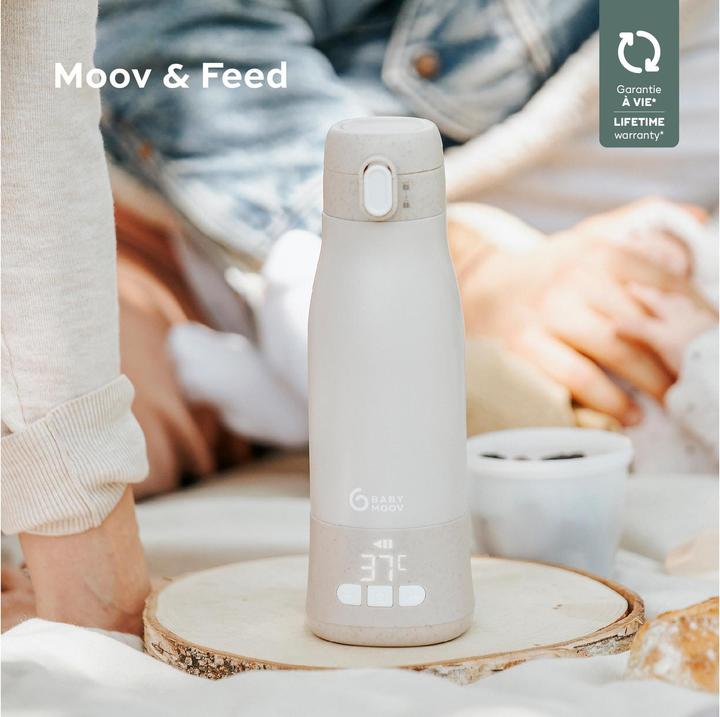 Image du produit Babymoov MOOV & FEED autonomous Bottle Warmer Mineral beige