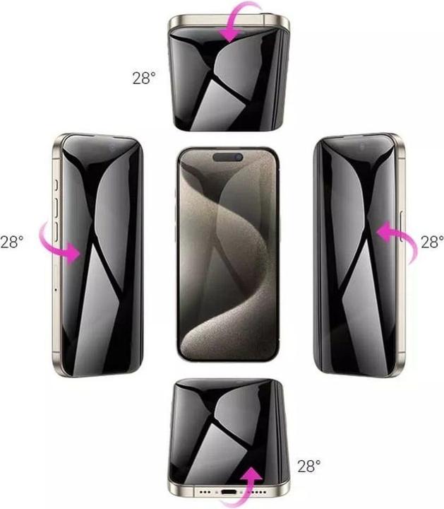 Produktbild Hoco Protective glass tempered glass 360-degree for IPHONE 15 (1 Stück, Apple iPhone 15)