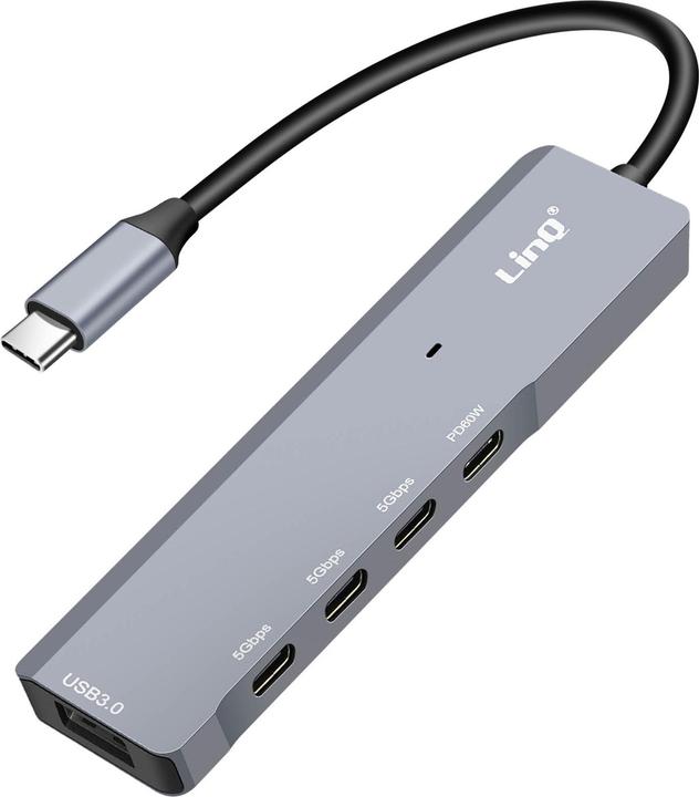 LinQ IT7941 USB-C hub (USB-C, 4 Ports)