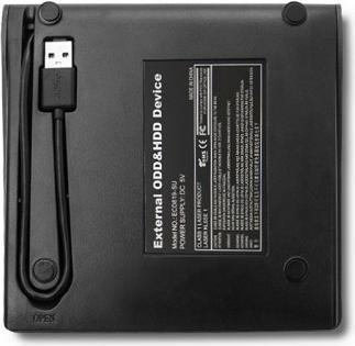 Image du produit Qoltec Boîtier de lecteur optique externe USB 2.0 12.7mm SATA (Graveur de CD)