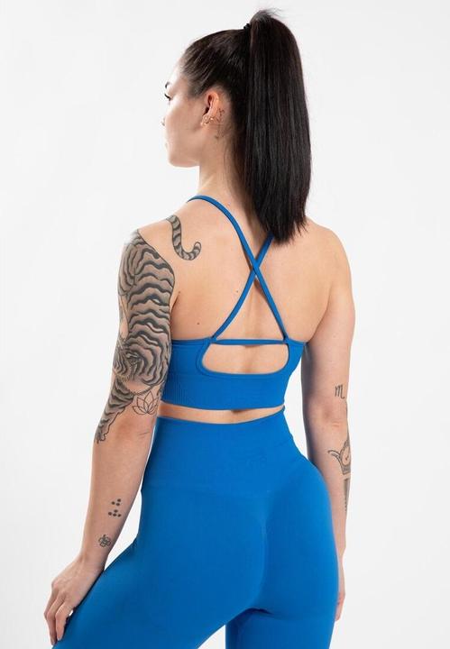 Produktbild Gorilla Wear Olivia Seamless Sports Bra - blau (M/L)