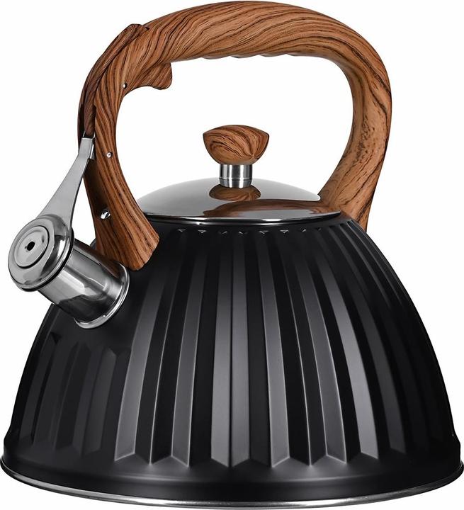 Image du produit Promis TMC25D Bouilloire 3 0 l ANTONIO noir manche bois (3 l, Prise UE)