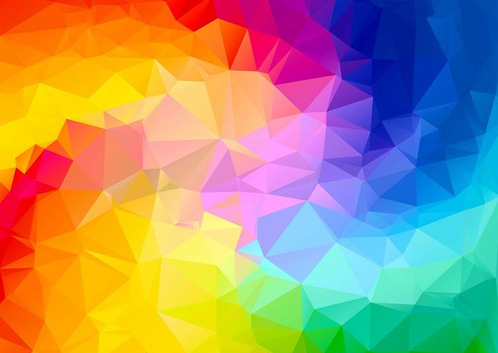 Immagine prodotto Enjoy Puzzle ENJOY-1239 - Puzzle poligonale a gradazioni arcobaleno, 1000 pezzi (1000 pezzi)