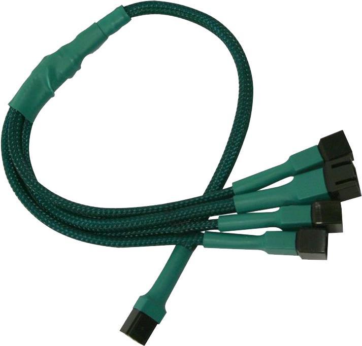 Produktbild Nanoxia 3-Pin Molex auf 4 x 3-Pin Adapter (0.60 m)